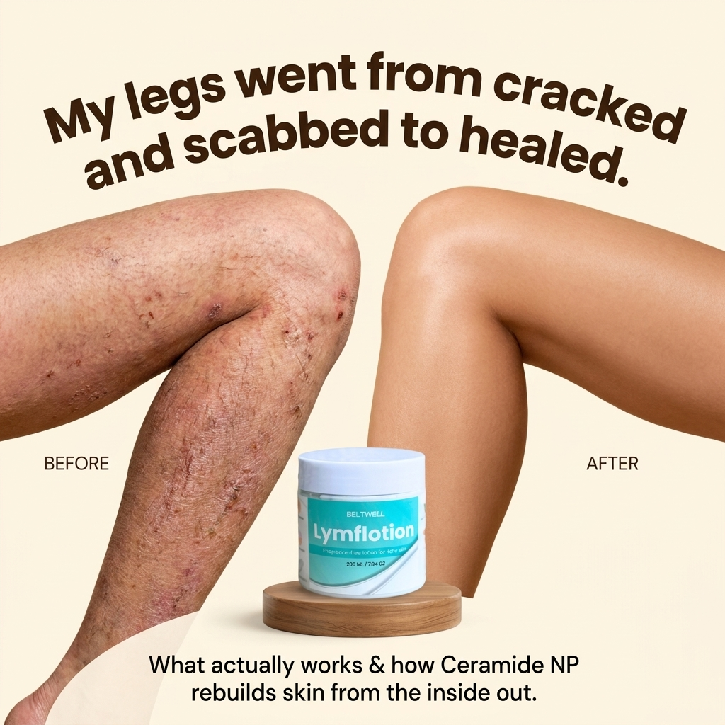 Fragrance-Free Non-Greasy Anti-Itch Ceramide NP Lotion For Dry, Red, Sensitive Skin