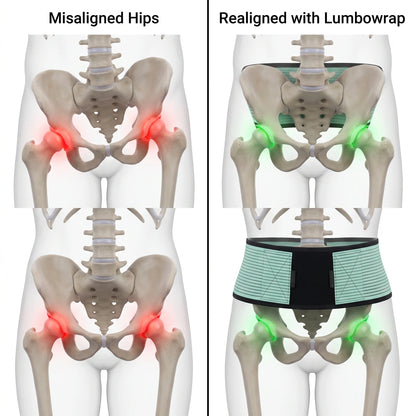 ⚡Limited-Time Offer-Dual-Compression Back & Hips Stability Brace