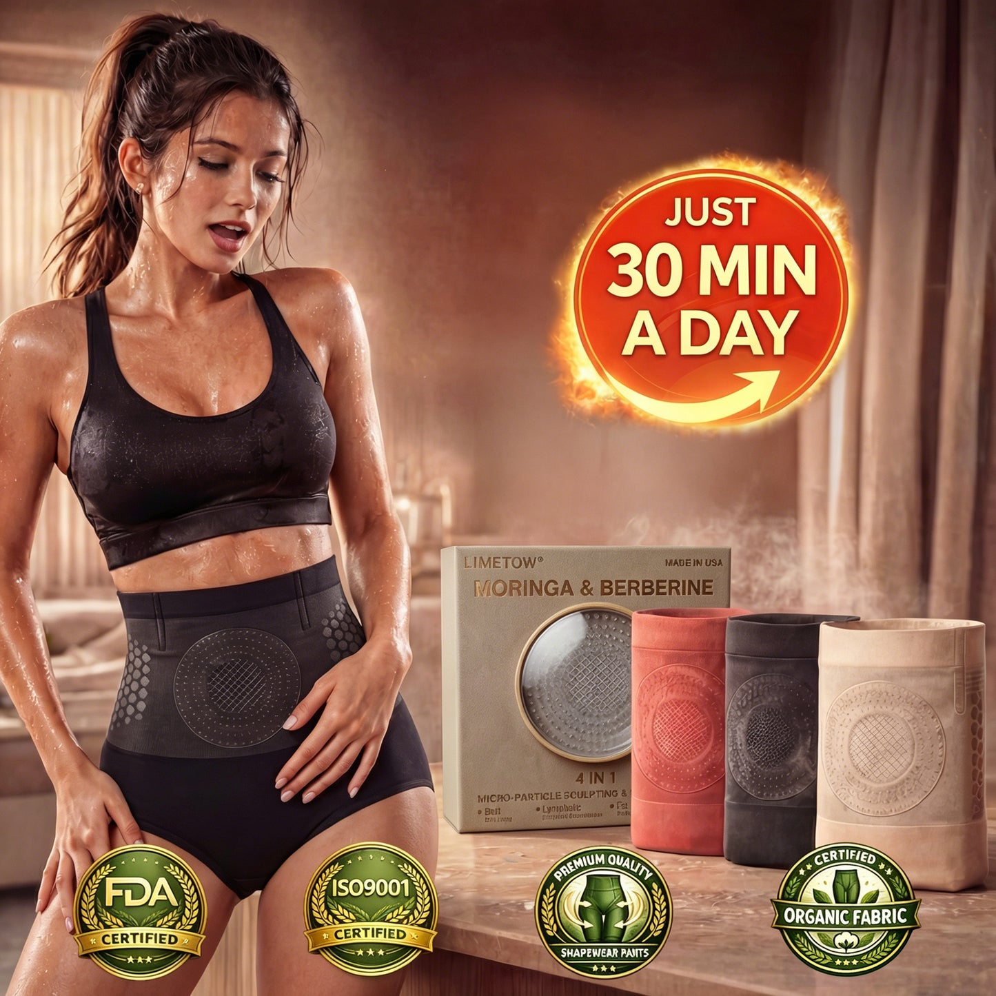 LIMETOW® Thermogenic Fat-Burning Sculpting Shorts