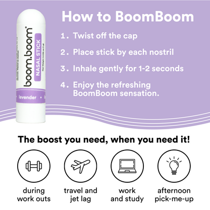 LIMETOW® Nasal Stick  Vapor Flow Technology | Cool Refreshing Sensation | Natural Mood Boost | Simple Ingredients | Essential Oils + Menthol Inhaler (Mint) Visit the BoomBoom Store