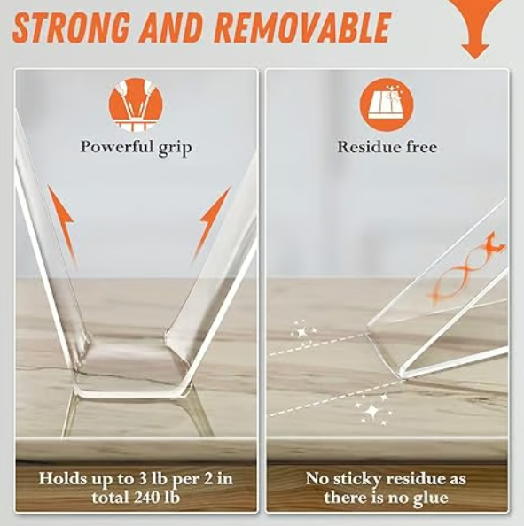 LIMETOW®Extra Large Double Sided Tape , Clear & Tough Nano Tape, Multipurpose Mounting Tape