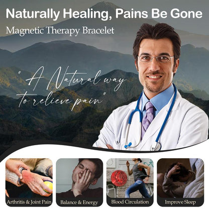 🔥Cross Double Row Magnetic Bracelet🔥-Magnetic Power — Boost Circulation, Banish Fatigue